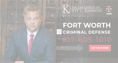 Desktop Screenshot of criminallawyerfortworthtx.com
