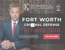 Tablet Screenshot of criminallawyerfortworthtx.com
